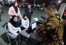 SPKT Keliling Polres Sukoharjo Hadir di Alun-Alun Satya Negara