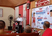Polri-TNI Wonogiri Kawal Donor Darah Sedunia