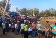 Pengamanan Ketat Antar Final Taruna Shakti Cup Kondusif