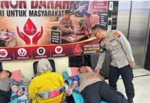 Donor Darah Hari Bhayangkara, Polresta Surakarta Kumpulkan Semangat Kemanusiaan