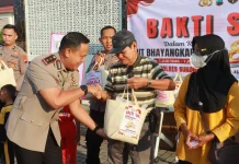 Polres Sukoharjo Bagikan 500 Porsi Makan Gratis, Sembako, dan Santunan Anak Yatim