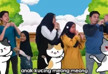 Lirik Anak Kucing Meong Meong (Meong Dance) Arinaga Family