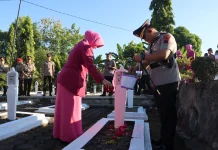 Polres Wonogiri Jadikan Ziarah Momentum Teladani Semangat Pahlawan