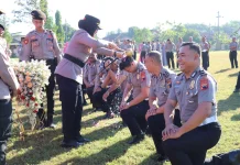 HUT Bhayangkara, 90 Personel Polres Sragen Naik Pangkat, Ini Pesan Kapolres