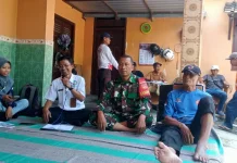 Babinsa Wonosari Dorong Pola Tanam Serentak Perkuat Pangan Desa