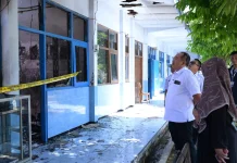 Bupati Tinjau Kebakaran di SMPN 2 Karangpandan, Pastikan Pemulihan Cepat
