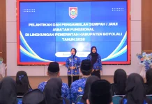 Wakil Bupati  Lantik 86 Pejabat Fungsional di Lingkungan Pemkab Boyolali