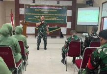 Anggota Kodim 0735/Surakarta Terima Penyuluhan Hukum Dari Kumdam IV/Diponegoro