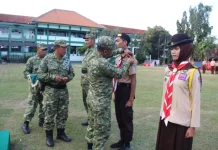 Perjusami KKRI Kodim Klaten Gembleng Mental Puluhan Siswa SMA