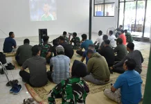 Korem 074/Warastratama Gelar Nobar Piala Dunia FIFA 2026, Inggris vs Meksiko
