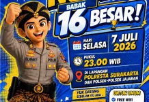 Polresta Solo Ajak Nobar Babak 16 Besar Bola Dunia 2026, Siapkan Doorprize