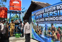 Polres Wonogiri Bantu Warga Hadapi Musim Kemarau