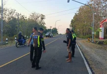 Kecelakaan Lalulintas Truk vs Motor di Jalan Raya Giritontro–Giriwoyo