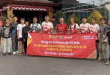 Sambut Harlah ke 80 Pemkab Sukoharjo, Lima Pelari Taklukan Rute Sejauh 80 km