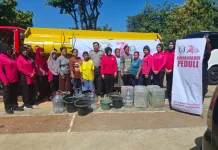 Bhayangkari Salurkan Air Bersih Bantu Warga Hadapi Kekeringan