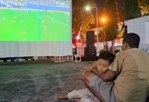Momen Haru di tengah Nobar
