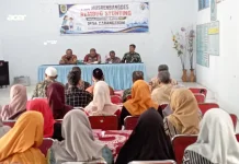 Babinsa Karanganom Dukung Rencana Penurunan Angka Stunting