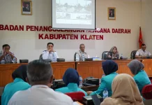 PPK Ormawa IMM FKIP UMS Gandeng BPBD Antisipasi Banjir di Desa Carikan Klaten