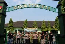Perkuat Sinergi TNI-Polri, Kapolresta Surakarta Silaturahmi ke Kodim 0735 Surakar