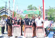 TMMD Reguler Kodim 0726 Sukoharjo Digelar di Desa Parangjoro Kecamatan Grogol