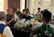 Wabup Adhe Dampingi Pangdam IV/Diponegoro Cek Waduk Gondang