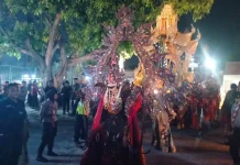 Meriah, Ribuan Orang Hadiri Klaten Lurik Night Carnaval