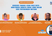 Wayang Jadi Ruang Pertemuan Budaya Cina dan Jawa