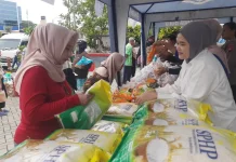 Menjaga Stabilitas Harga, Polres Boyolali dan Bulog Gelar Gerakan Pangan Murah