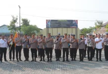 Kapolres Sukoharjo Beri Penghargaan Personel Berprestasi, Polsek Nguter Terbaik