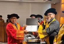 Ketum Senkom Katno Hadi Dikukuhkan Jadi Guru Besar AUI Malaysia