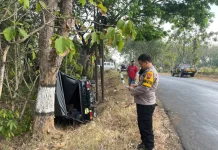 Mobil Pickup Masuk Jurang di Jalan Sidoharjo-Wonogiri