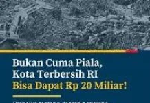 Indonesia Gelontorkan Seratus Milyar Rupiah untuk Kota Terbersih