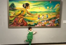 Karya Lukis "Hoping" Wujud Kegelisahan Orang Tua dalam Mendidik Anak di Era Digital