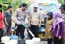 Polres Wonogiri Bantu Warga Hadapi Krisis Air