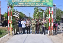 TMMD Reguler 129 Kodim 0726 Sukoharjo Berakhir, Seluruh Target Rampung 100 Persen