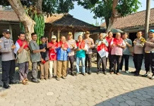 Jelang HUT Ke-81 RI, Polsek Prambanan Perkuat Sabuk Kamtibmas Klaten