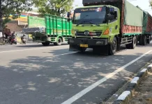 Penutupan Jalur Lingkar Utara Sragen, Arus Lalu Lintas Dialihkan ke Kota