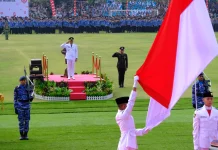 Upacara HUT ke-81 RI di Sriwedari Solo Diwarnai Doa Korban Gempa NTT