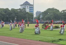Tari “Duniaku Indonesia” Meriahkan Upacara HUT ke-81 RI di Sriwedari