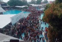 Ribuan Pengunjung Padati Umbul Pelem, Ada Tradisi Tebar Uang Meriahkan HUT RI