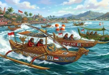 Sebanyak 39 Perahu Adu Cepat di Waduk Kedung Ombo Meriahkan HUT ke-81 RI