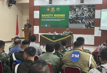 Wujudkan "Zero Accident", Kodim 0735/Surakarta dan Denpom IV Gelar Safety Riding