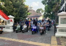 Parade Kemerdekaan Satukan Ratusan Scooterist di Bumi Perkemahan Jurug