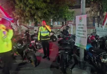 Kapolres Sukoharjo Pimpin Patroli KRYD 15 Motor Knalpot Brong Diamankan