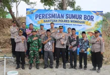 Sumur Bor Polres Wonogiri Bantu 50 KK Atasi Kekeringan