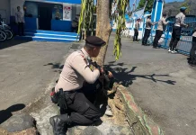 Simulasi Markas Polres Wonogiri Asah Respons Personel