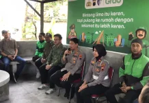 Polresta Solo Resmikan Posko Ojol Gaspol di Simpang Faroka