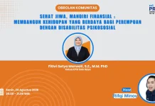 Perempuan dengan Disabilitas Psikososial Perlu Berdaya