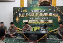 Maulid Nabi Perkuat Integritas Personel Polres Wonogiri