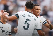 Real Madrid Menang Telak 4-0 atas Málaga, Bellingham dan Mbappé Jadi Sorotan